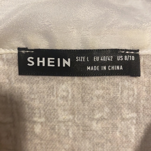 Tie Neck Colorblock Spliced Tweed Crop Top & Skirt - Picture 4 of 7